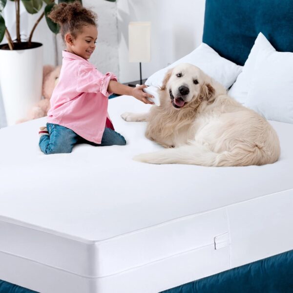 Utopia Bedding Zippered Mattress Encasement Full - 100% Waterproof and Bed Bug Proof Mattress Protector - Absorbent, Six-Sided Mattress Cover - Image 4