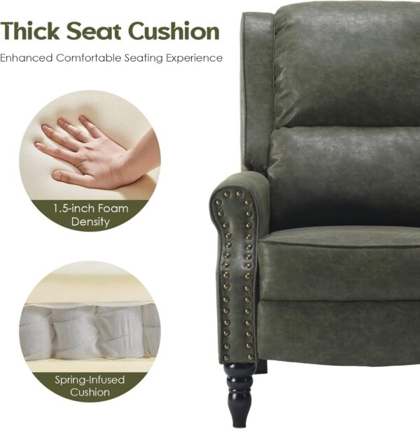 STARY Faux Leather Pushback Recliner Chair for Living Room Bedroom RV - Image 5