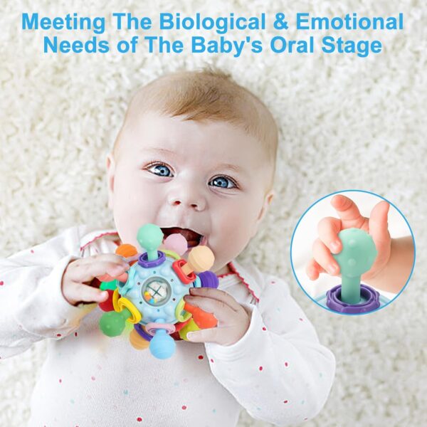 Baby Montessori Sensory Toys for 0-6 6-12 Months, Food Grade Teething Toys for Babies 0 3 6 9 12 18 Months, Newborn Infant Learning Developmental Toys Gifts for 1 2 Year Old Boys Girls - Image 2
