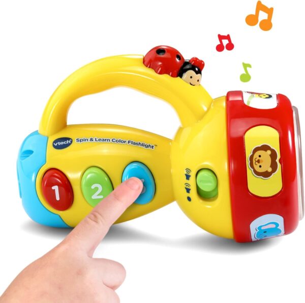 VTech Spin and Learn Color Flashlight, Yellow - Image 4