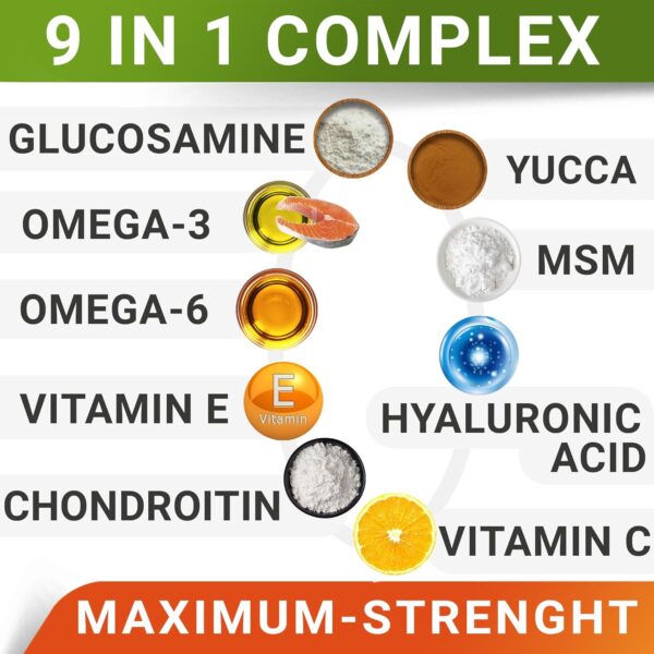 Senior Advanced Glucosamine Chondroitin Joint Supplement for Dogs - Hip & Joint Pain Relief Pills - Large & Small Breed - Hip Joint Chews Canine Joint Health - Chews Older Dogs - Chicken Flavor-120Ct - Image 5