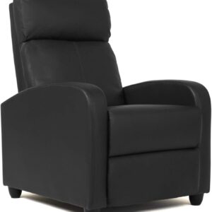 FDW Recliner Chair Home Theater Seating Reclining Sofa Push Back Recliner with Lumbar Support and Padded Seat Backrest for Living Room