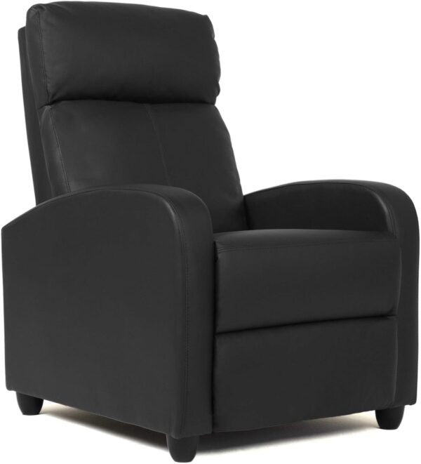 FDW Recliner Chair Home Theater Seating Reclining Sofa Push Back Recliner with Lumbar Support and Padded Seat Backrest for Living Room