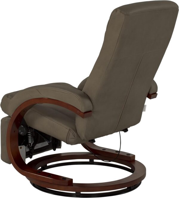 Thomas Payne RV Euro Recliner with Footrest, 360-Degree Swivel, Manual Recline, Measures 26" W x 33" D x 39" H, PolyHyde Vinyl Fabric, Grummond - 2020129901 - Image 6