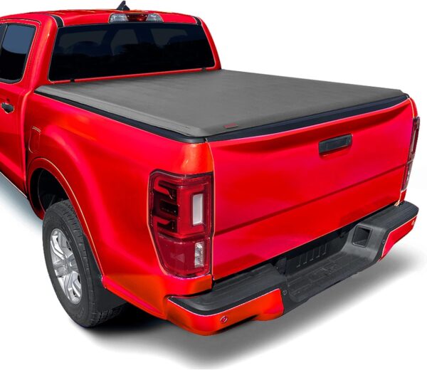 MaxMate Soft Roll-up Truck Bed Tonneau Cover Compatible with 1982-2013 Ford Ranger; 1994-2010 Mazda B-Series | Fleetside 6' (73") Bed | TCF169025