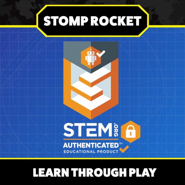 Stomp Rocket Jr Multi-Color Rocket Launcher for Kids, 8 Rockets - Fun Outdoor Kids Gifts for Boys & Girls - STEM Toy Foam Blaster Set Soars Up to 100 Feet - Ages 3 & Up - Image 7