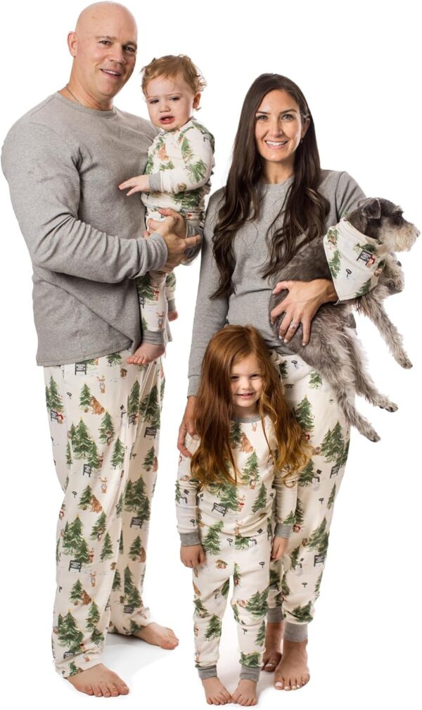 Burt's Bees Baby Halloween & Christmas Pajamas - Family Matching Organic Cotton PJs for Toddlers, Kids, and Adults