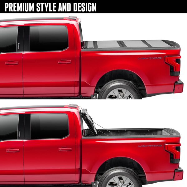 BAK BAKFlip MX4 Hard Folding Truck Bed Tonneau Cover | 448330 | Fits 2017 - 2023 Ford F-250/350 Super Duty 6' 10" Bed (81.9") - Image 3