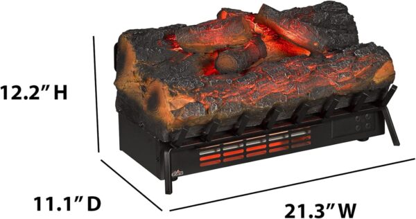 duraflame Electric Fireplace Insert, Electric Logs with Realistic Embers, Electric Space Heater for 1,000 Sq. Ft. Room - Image 4