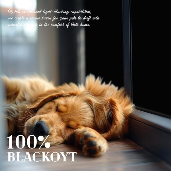 100% Blackout Curtains and Portable Blinds Effectively Block Out Room Light and are Easy to Install, Making Them Ideal as Travel Blackout Shades for Bedroom Windows(Black,55" W x 40" L) 1 Pc - Image 6