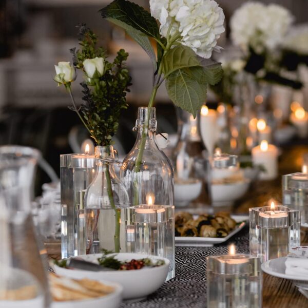 Clear Candle Holders for Table Centerpiece Dining Room Modern Silver Holder Tealight Set of 3 Coffee Decorations Living Ideas Bathroom Fireplace Decor Accessories - Image 5