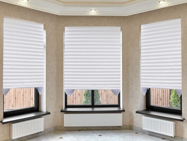 Mirrotek Pleated Window Paper Shades Light Filtering Blinds White 36" x 69" (Pack of 6 Temporary Blinds),MT1050 - Image 5