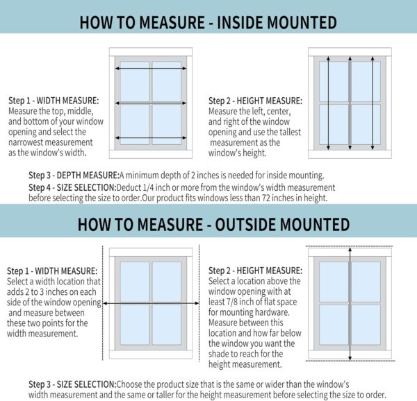 Blackout Roller Shades Blinds Cordless for Windows Pull Down Room Darkening Door Blinds with Thermal Insulated Easy to Install for Living Room,Bedroom,Home,Office Bathroom Black 23" W x 72" H - Image 5