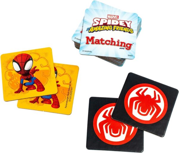 Marvel Matching Game by Wonder Forge | Exciting Memory Game for Kids | Engaging with Favorite Marvel Characters | Ideal for Ages 3-5 | Fun Family Activity - Image 3