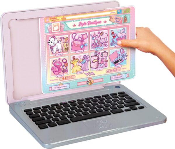 Disney Princess Style Collection Laptop with Phrases, Sound Effects & Music! Girls Toy Pretend Laptop - Image 4