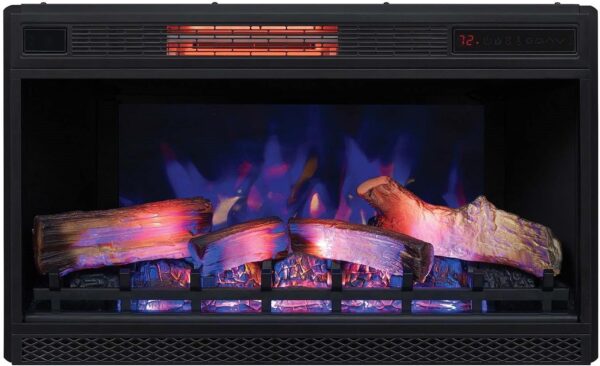 ClassicFlame 3D Infrared Quartz Electric Fireplace Insert Plug and Safer Sensor, 32" - Image 5