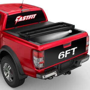 Soft Tri-Fold Tonneau Cover Fits 1983-2011 Ranger Fleetside (Not for Stepside) 6' (72in) Truck Bed