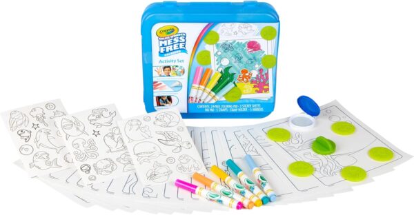 Crayola Color Wonder Mess Free Coloring Activity Set (30+ Pcs), With Markers, Stamps, and Stickers, Gift for Toddlers, 3+ - Image 2