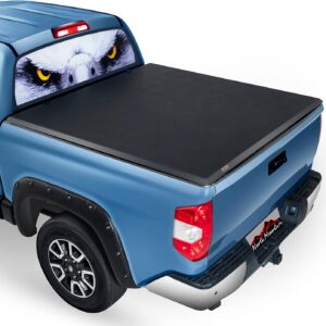 Soft Roll Up Tonneau Cover for Toyota Tundra Access/Extended Cab 6.2ft Truck Bed/Fits 1999-2006 Toyota Tundra Acc/Ext Cab 6.2ft Pickup Feetside Bed Only/(74.3"-76.5")