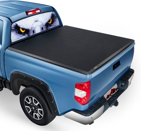 Soft Roll Up Tonneau Cover for Toyota Tundra Access/Extended Cab 6.2ft Truck Bed/Fits 1999-2006 Toyota Tundra Acc/Ext Cab 6.2ft Pickup Feetside Bed Only/(74.3"-76.5")