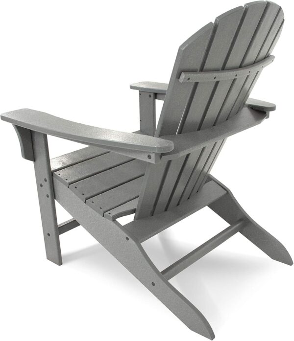 TREX Outdoor Furniture Yacht Club 3-Piece Shellback Adirondack Chair Set with Side Table - Image 2