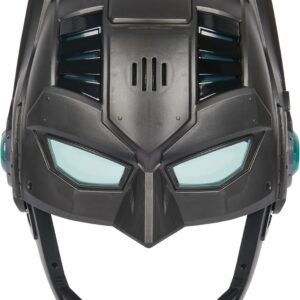 DC Comics, Armor-Up Batman Mask with Visor, 15+ Sounds & Phrases, Lights, Super Hero Costume, Kids Roleplay for Boys and Girls Ages 4+