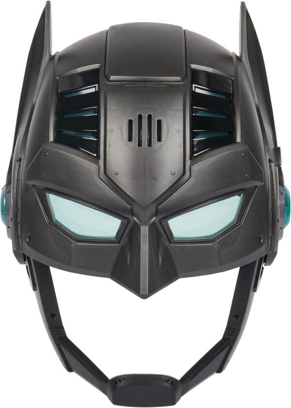 DC Comics, Armor-Up Batman Mask with Visor, 15+ Sounds & Phrases, Lights, Super Hero Costume, Kids Roleplay for Boys and Girls Ages 4+