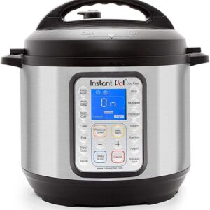 Instant Pot Duo Plus 9-in-1 Electric Pressure Cooker, Slow Cooker, Rice Cooker, Steamer, Sauté, Yogurt Maker, Warmer & Sterilizer, Includes App With Over 800 Recipes, Stainless Steel, 6 Quart
