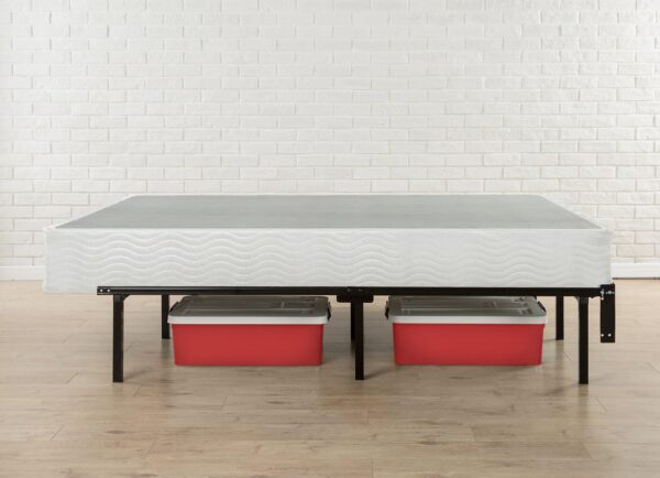 Zinus Michelle 12 Inch Compack Bed Frame, for Box Spring and Mattress Sets, Extra High so Bed Risers not needed, Fits Twin to Queen - Image 3