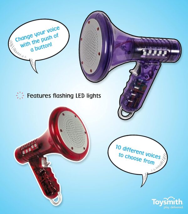 Toysmith Tech Gear Multi Voice Changer, Amplifies Voice With 8 Different Voice Effects, For Boys & Girls Ages 5+, Colors vary - Image 4