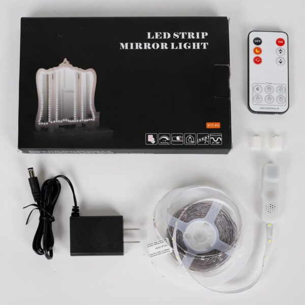 ViLSOM Led Vanity Mirror Lights Kit, 13ft/4M 240 LEDs Make-up Vanity Mirror Light for Vanity Makeup Table Set with Dimmer and Power Supply, Mirror not Included - Image 6