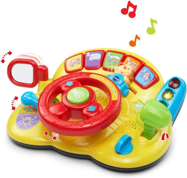VTech Turn and Learn Driver, Yellow - Image 2