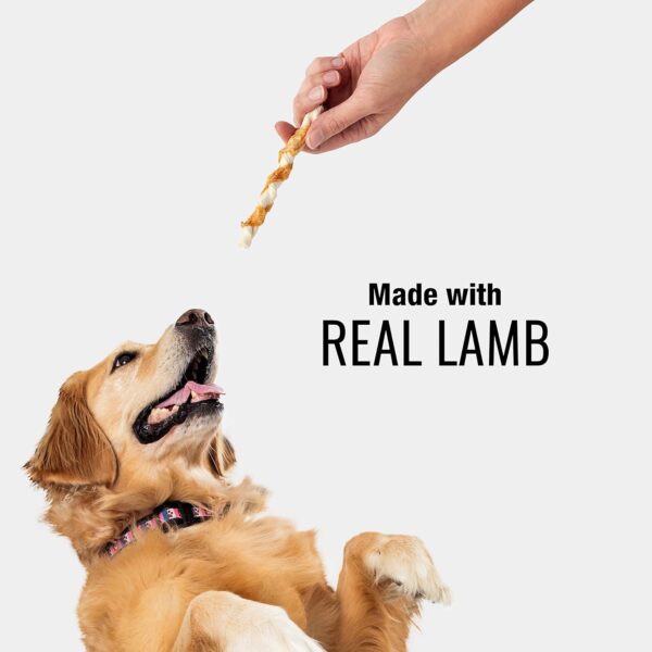 Good 'n' Fit Twist Sticks Made with Real Lamb, 15 Count, Treat Your Dog to Long-Lasting and Highly Digestible Rawhide Chews - Image 6