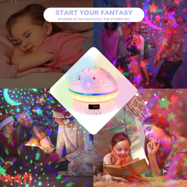 MINGKIDS Toys for 3-8 Year Old Girls Boys,Timer Rotation Star Night Light Projector Kids Twinkle Lights, 2-9 Year Olds Kids Chritsmas Birthday Gifts,Teen Toddler Stocking Stuffers for Kids - Image 6