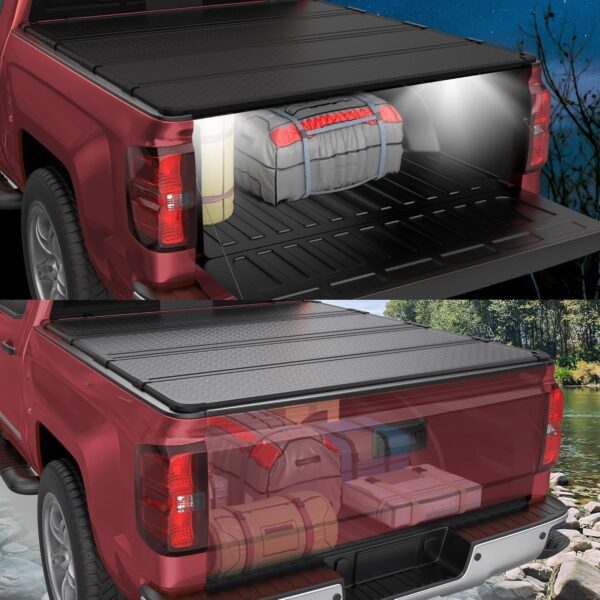 Hard Tri Fold Aluminum Truck Bed Tonneau Cover Compatible for 2019-2024 Ford Ranger Styleside 5FT 61Inch Truck Bed Cover - Image 6