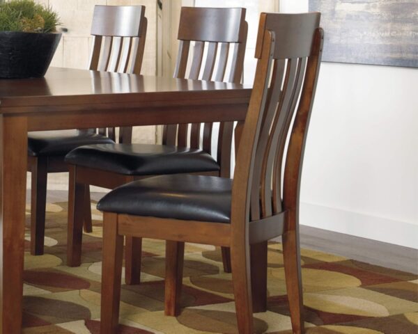Signature Design by Ashley Ralene Rake Back 19" Dining Room Chair 2 Count, Medium Brown - Image 2