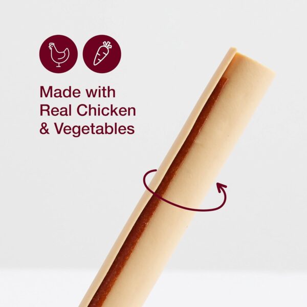 SmartBones SmartSticks, Treat Your Dog to a Rawhide-Free Chew Made With Real Chicken and Vegetables,10 sticks - Image 3