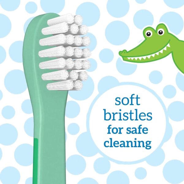 Dr. Brown's Baby and Toddler Toothbrush, Crocodile 1-Pack, 1-4 Years - Image 4