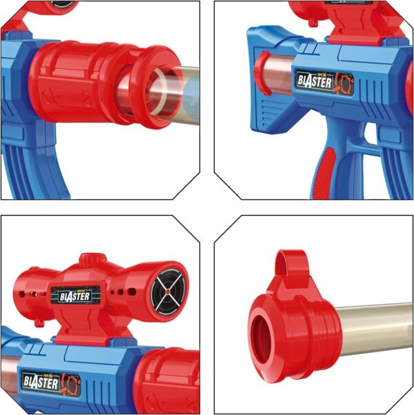 YEEBAY Shooting Game Toy for Age 6, 7, 8,9,10+ Years Old Kids, Boys - 2pk Air Guns & Shooting Target & 24 Foam Balls - Ideal Gift - Compatible with Toy Guns - Image 3