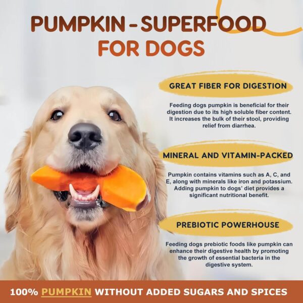 Probiotics for Dogs, Dog Probiotics for Digestive Health, Plus Pumpkin and Fish Oil, for Gut & Itchy, 120 Soft Chews - Image 6