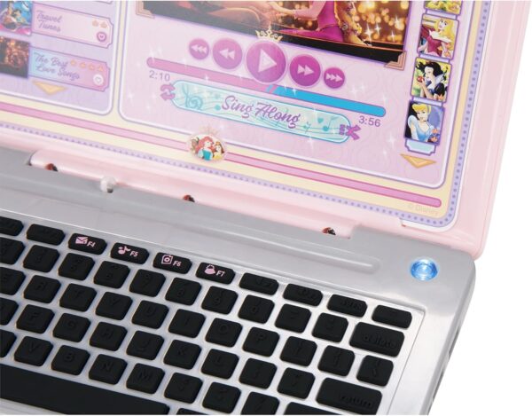 Disney Princess Style Collection Laptop with Phrases, Sound Effects & Music! Girls Toy Pretend Laptop - Image 5