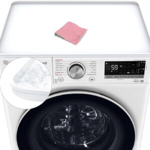 Washer Dryer Top Protector,Washer and Dryer Covers for the Top 23.6" x 19.7" Washing Machine Cover Silicone Rubber Mat Support Heat Washer Dryer Top Protector Covers for Laundry Kitchen Home