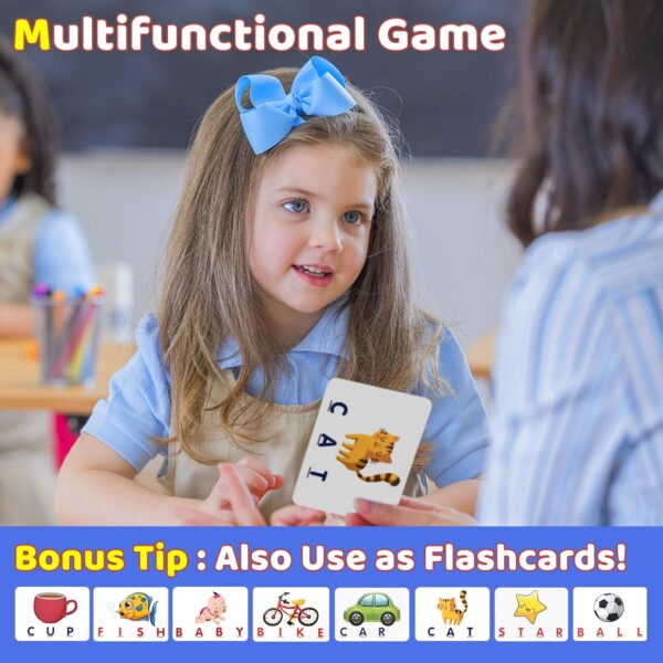 Educational Toys for 3 4 5 Year Old Boys Gift, Matching Letter Game Preschool ABC Learning Toys for Kids Ages 4-8 Years, Christmas Birthday Gifts for 3-6 Year Old Boys Toddler Toys Age 2-4 - Image 4