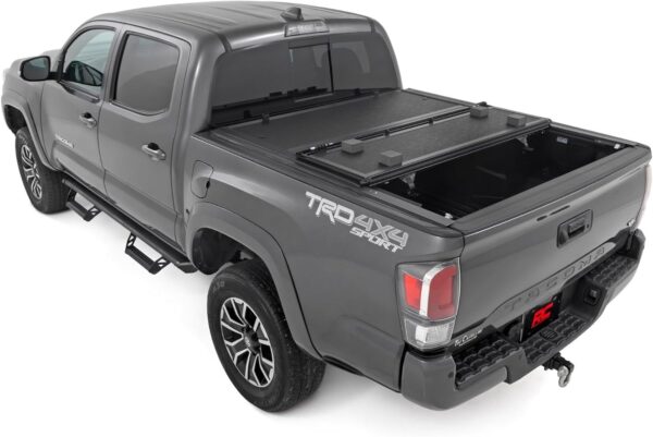 Rough Country Low Profile Truck Bed Cover, Hard Truck Tonneau Covers for Toyota Tacoma (2016-2023) - 5' Weather-Resistant Toyota Tacoma Bed Cover, Tacoma Bed Cover - 47420500B - Image 3