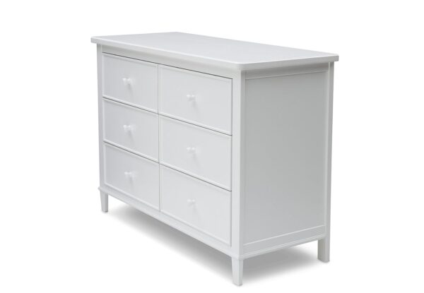 Delta Children Haven 6 Drawer Dresser, Greenguard Gold Certified, White - Image 3