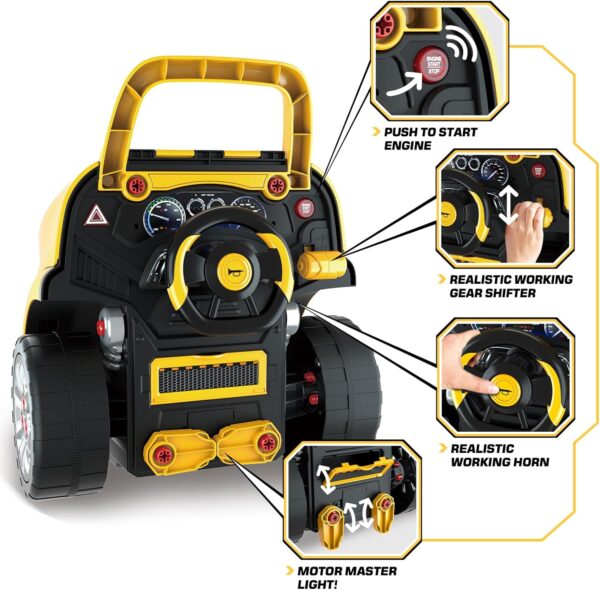 Toys for 3 4 5 6 7 8 years Old Boys, Large Truck Engine , Mechanic Repair Set for Kids, Big Truck Builder Kit, Take Apart Motor Vehicle Pretent Play Car Service Station Gifts - Image 4
