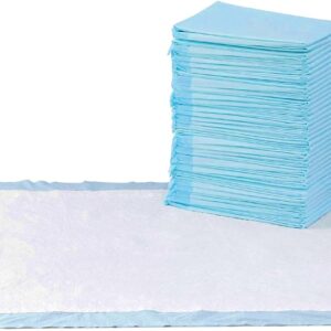 Amazon Basics Dog and Puppy Pee Pads with 5-Layer Leak-Proof Design and Quick-Dry Surface for Potty Training, X-Large, 28 x 34 Inch - Pack of 40, Blue & White