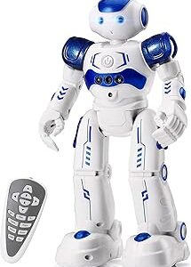 KingsDragon RC Robot Toys for Kids, Gesture & Sensing Programmable Remote Control Smart Robot for Age 3 4 5 6 7 8 Year Old Boys Girls Birthday Gift Present