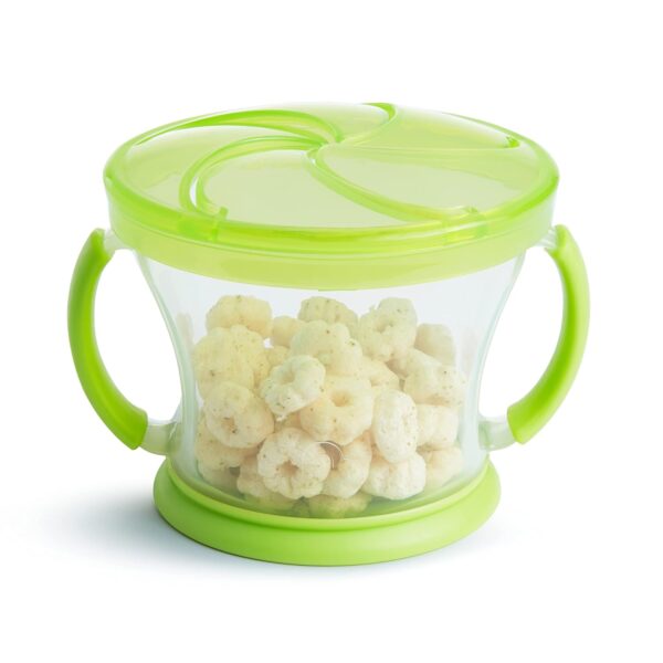 Munchkin® Snack Catcher® Toddler Snack Cups, 2 Pack, Blue/Green - Image 3
