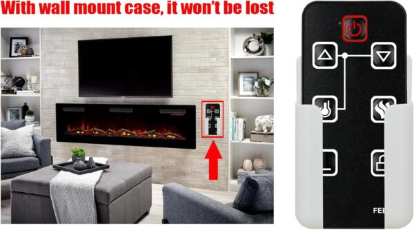 Replacement for FEBO Flame Electric Fireplace Remote Control ZHS-30-A 13IN-30-054 - Image 4